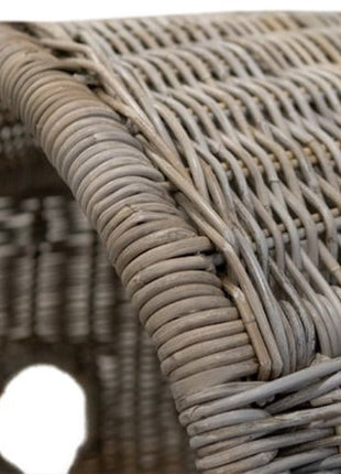 Tuinstoel Rotan Bruin - Strandstoel - 160 x 80 x 80 cm