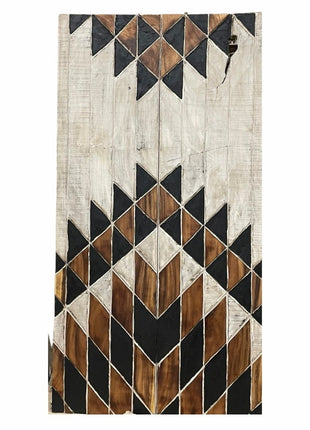 Suarhouten wandpaneel Indian