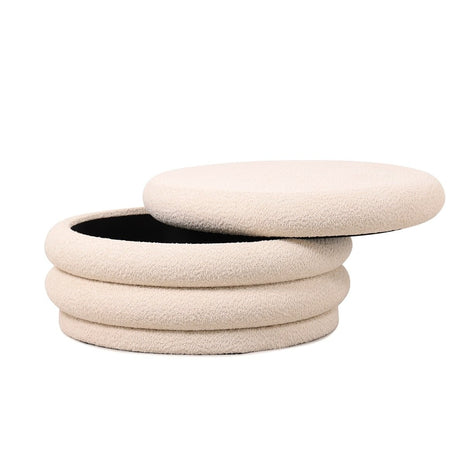 Poef met bergruimte 80 cm