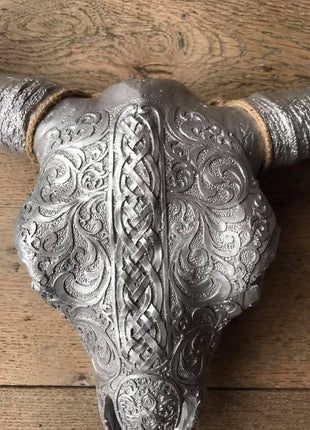 Skull 40 cm zilver