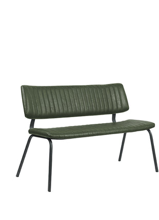 Eetkamerbank Gusto - Hunter - PU-Leder - 120 cm