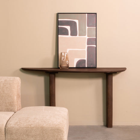 Sidetable Wow - Espresso - Mangohout - 135 cm