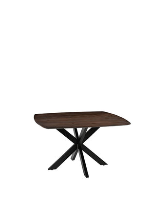 Eetkamertafel Blake - Espresso - Mangohout - 130x130 cm