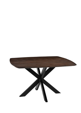 Eetkamertafel Blake - Espresso - Mangohout - 130x130 cm