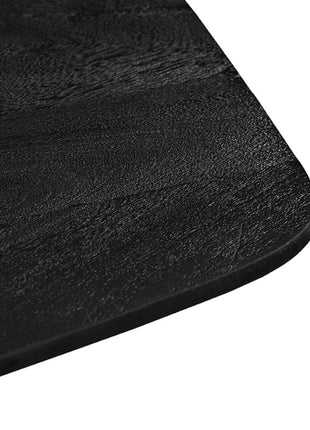 Eetkamertafel Blake - Zwart - Mangohout - 140x140 cm