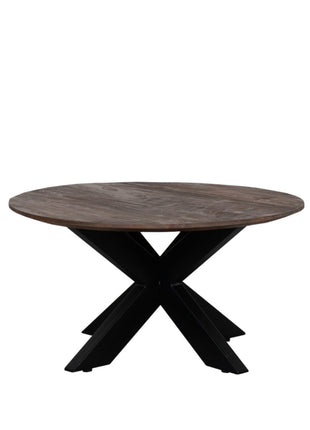 Salontafel Otis - Espresso - Mangohout - 80 cm