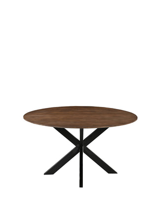 Eetkamertafel Otis - Nature - Mangohout - 130 cm - Rond
