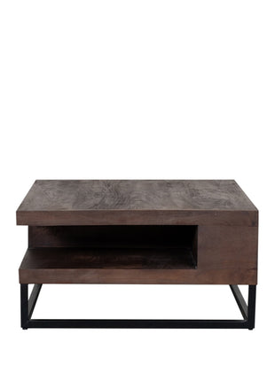 LABEL51 Salontafel Cube - Espresso - Mangohout