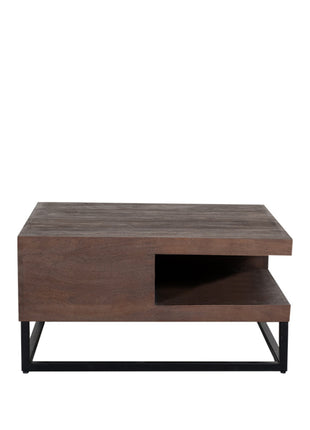 LABEL51 Salontafel Cube - Espresso - Mangohout