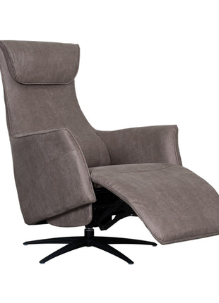Fauteuil Lund - Taupe - Micro Suede