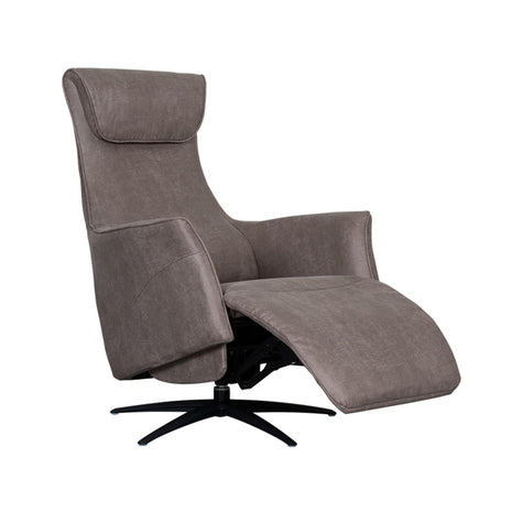 Fauteuil Lund - Taupe - Micro Suede