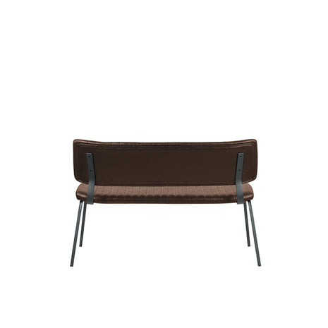 Eetkamerbank Gusto - Bruin - PU-Leder - 120 cm