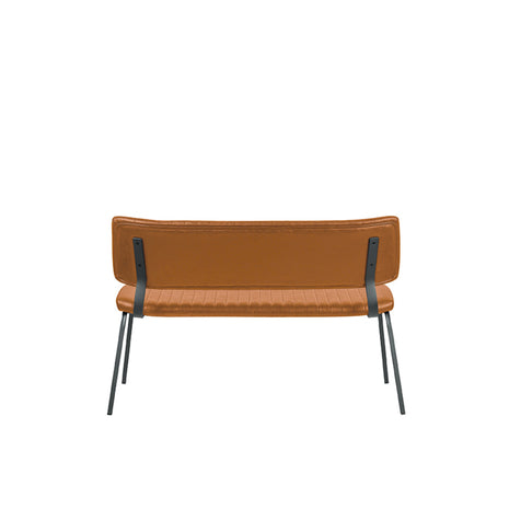 Eetkamerbank Gusto - Cognac - PU-Leder - 120 cm