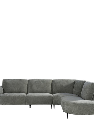 LABEL51 Hoekbank Milano - Stone - Stof - Rechts