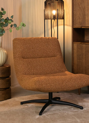 Fauteuil Calix - Coral - Boucle