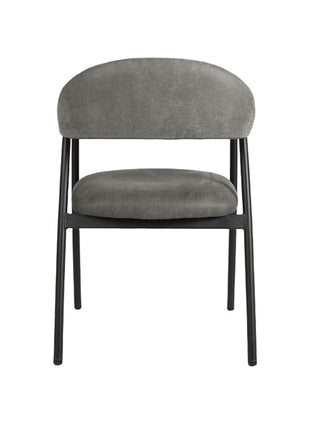LABEL51 Eetkamerstoel Amaze - Antraciet - Micro Suede