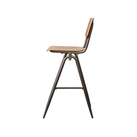 Barkruk Solid - Bruin - Hout - Zithoogte 75