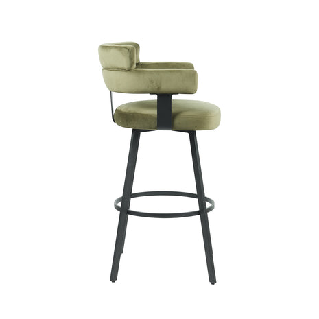 Barkruk Bardio - Hunter - Fluweel - Zithoogte 75