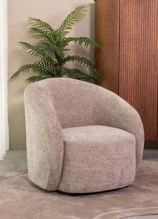 LABEL51 Fauteuil Alby - Stone - Stof