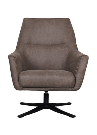 Fauteuil Tod - Taupe - Micro Suede