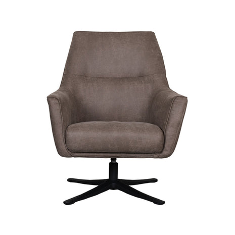 Fauteuil Tod - Taupe - Micro Suede