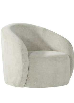 Fauteuil Alby - Naturel - Stof