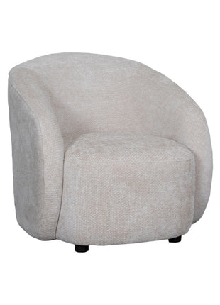 Fauteuil Alby - Naturel - Stof