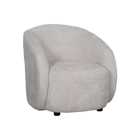 Fauteuil Alby - Naturel - Stof