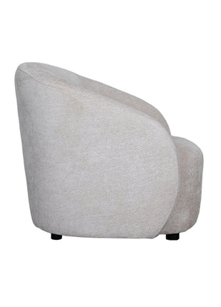 Fauteuil Alby - Naturel - Stof