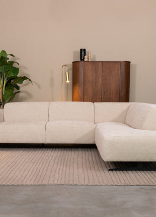 Hoekbank Rodano - Naturel - Elite - Rechts