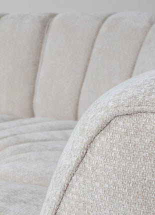 Bank Vitoro - Naturel - Stof - 1,5-Zits Zonder Arm