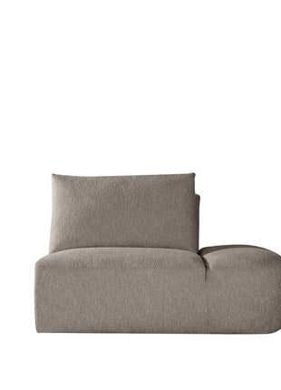 Bank Rocca - Taupe - Canyon - Ottomane Rechts Voorstaand