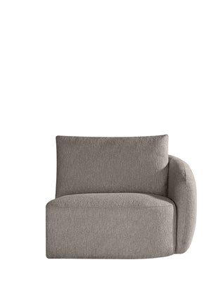 Bank Rocca - Taupe - Canyon - 1,5-Zits Arm Rechts Voorstaand