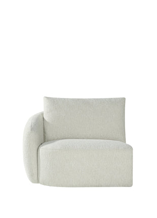 Bank Rocca - Naturel - Stof - 1,5-Zits Arm Links Voorstaand