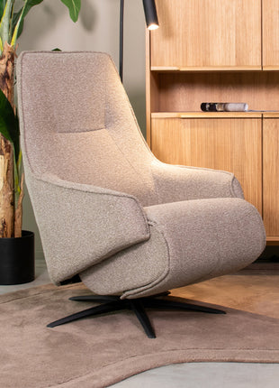 Fauteuil Odense - Truffel grijs - Boucle