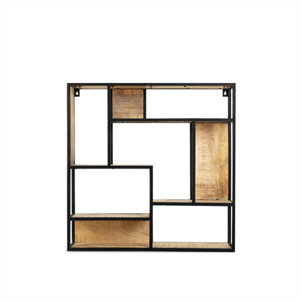 Wandrek Vierkant Metaal 100