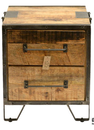 Nachtkastje Industrieel met Laden