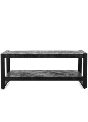 Salontafel Britt Zwart met Legplank 110