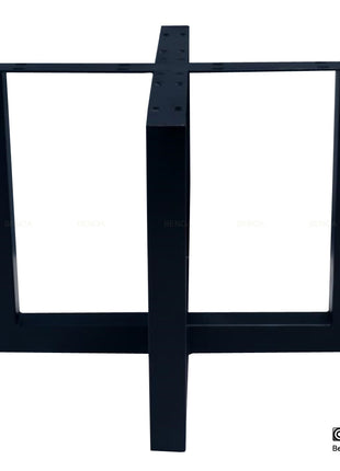 Onderstel Eettafel Zwart (2 delen)