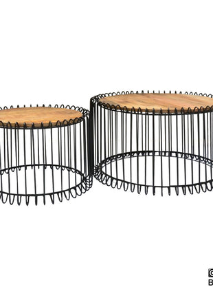 Salontafel Rond Organisch Set van 2