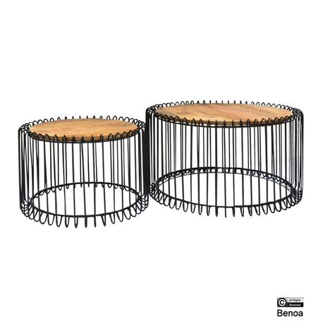 Salontafel Rond Organisch Set van 2