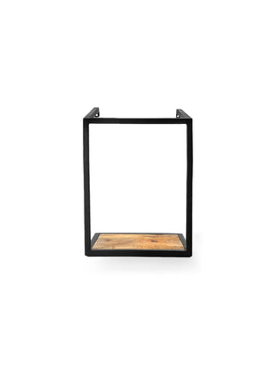 Wandrek Metaal met Mango Houten Plank