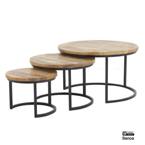 Coffee Table 2cm Top (Set of 3)