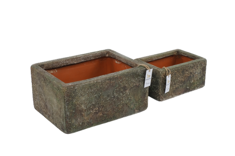 Vazen Rechthoekig Set van 2