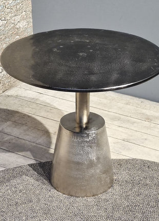 Sidetable Kian Zwart Zilver