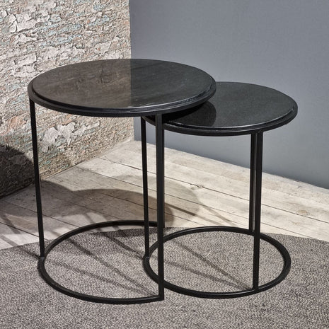 Sidetable Rond Sienna Set van 2