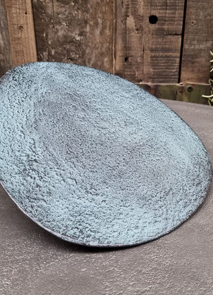 Bord Decoratief Blauw Patina Middel