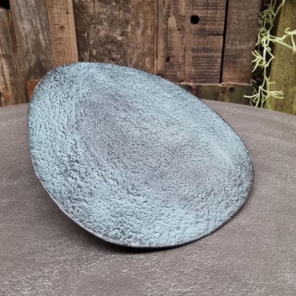 Bord Decoratief Blauw Patina Middel