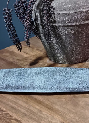 Bord Rechthoek Decoratief Blauw Patina Klein