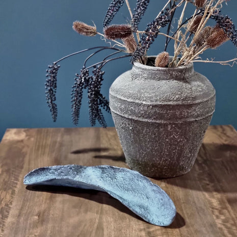 Dienblad Decoratief Blauw Patina